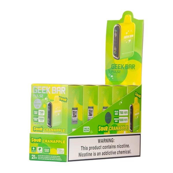 Sour Cranapple Geek Bar Pulse