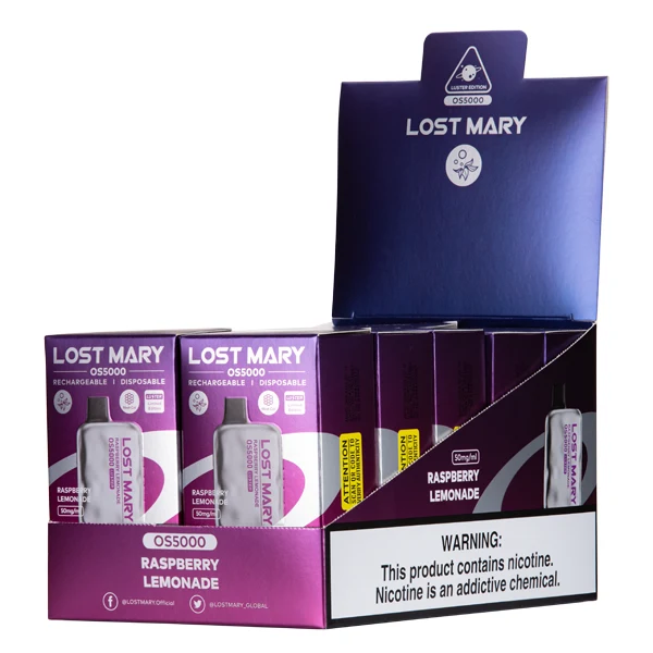 Raspberry Lemonade Lost Mary OS5000 Luster