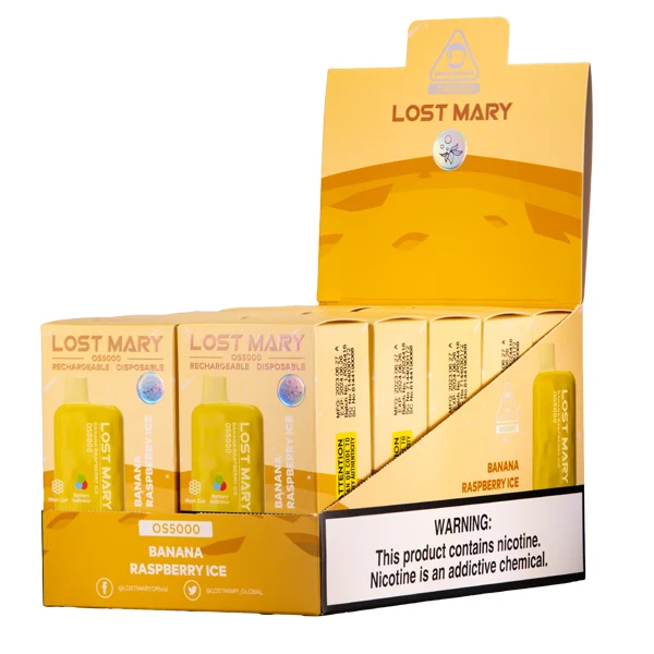 Banana Raspberry Ice Lost Mary OS5000