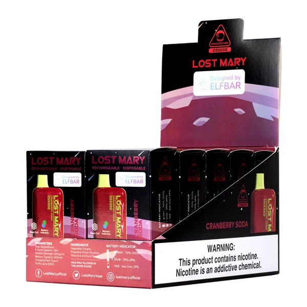 Cranberry Soda Lost Mary OS5000