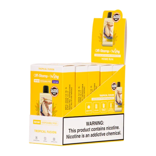 Tropical Fusion Off Stamp X Pod King SW16000 Disposable