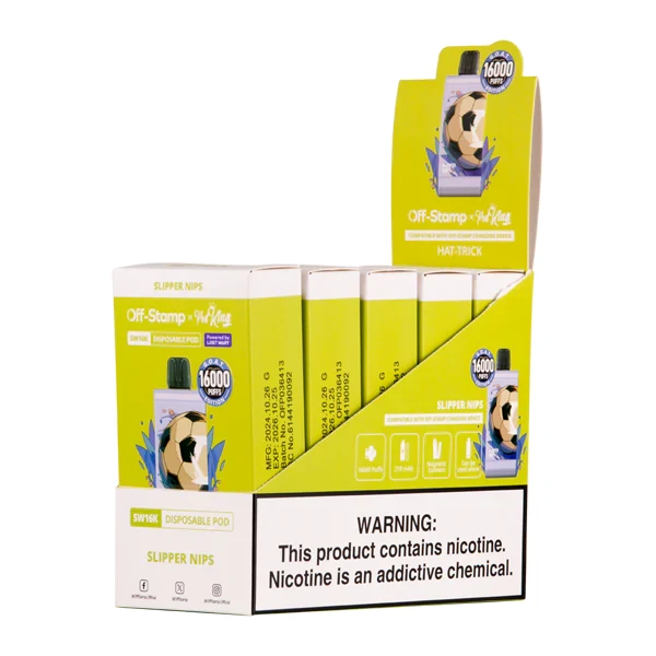 Slipper Nips Off Stamp X Pod King SW16000 Disposable