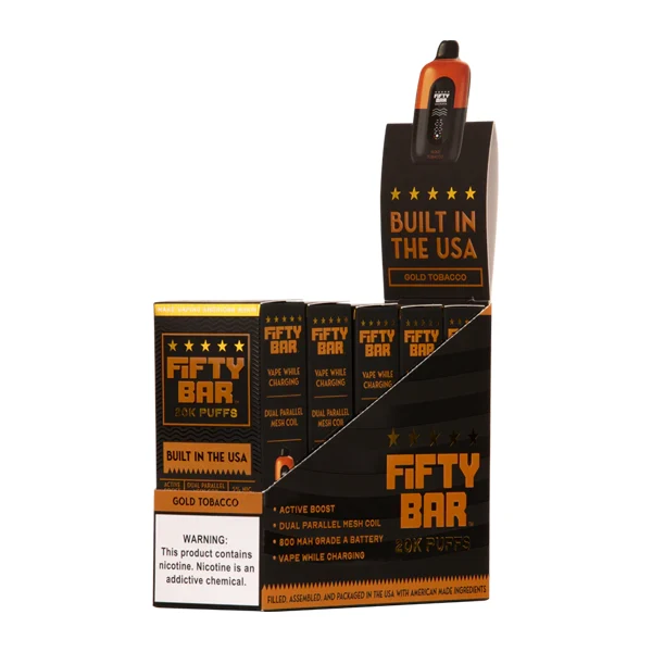 Gold Tobacco Fifty Bar 20K