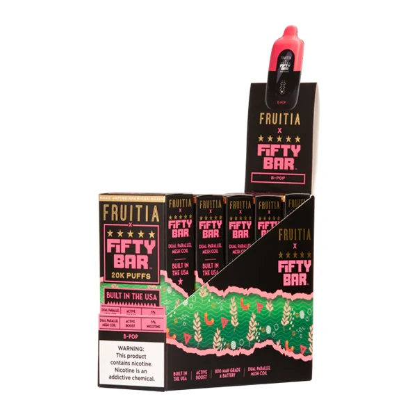 Berry Pop FRUITIA X Fifty Bar 20K