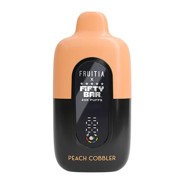 Peach Cobbler FRUITIA X Fifty Bar 20K