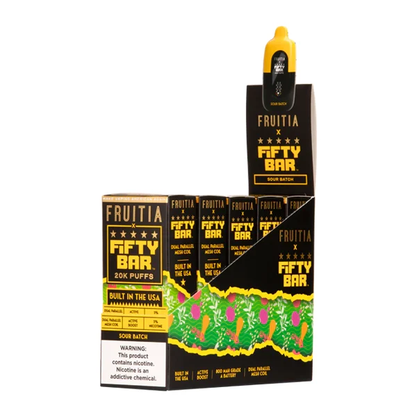 Sour Punch FRUITIA X Fifty Bar 20K
