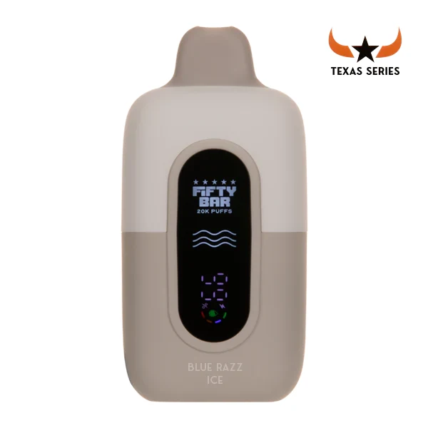 Blue Razz Ice Fifty Bar 20K Texas Series