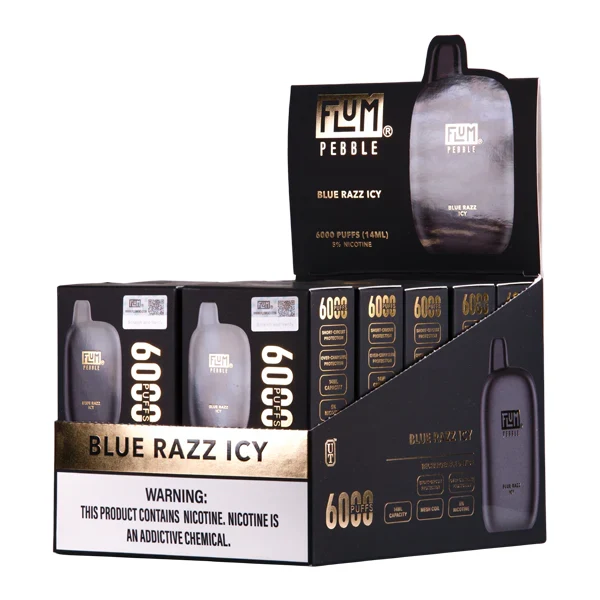 Blue Razz Icy FLUM Pebble