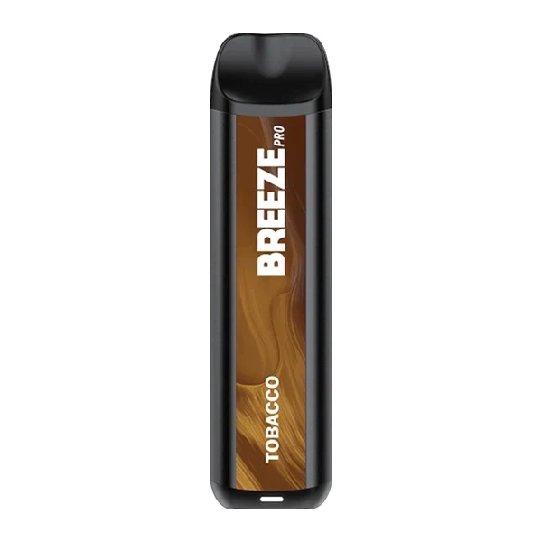 Tobacco Breeze Pro disposable vape that is not sweet